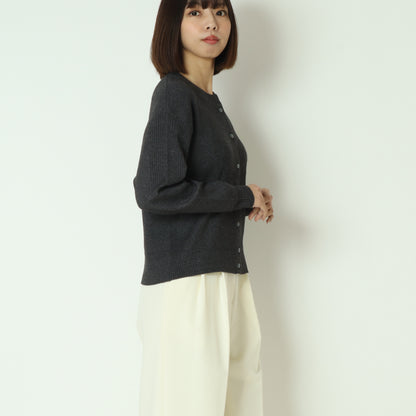 ウォッシャブルバイアスリブカーディガン  DR252-016