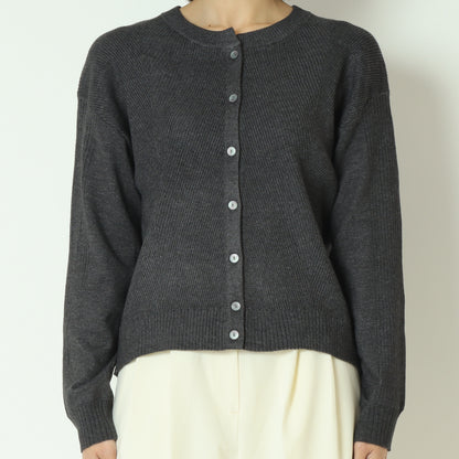 ウォッシャブルバイアスリブカーディガン  DR252-016