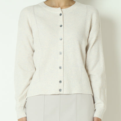 ウォッシャブルバイアスリブカーディガン  DR252-016
