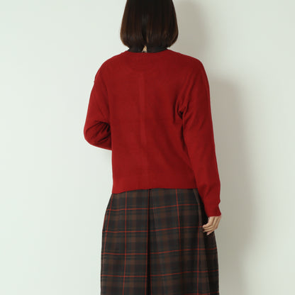 ウォッシャブルバイアスリブカーディガン  DR252-016