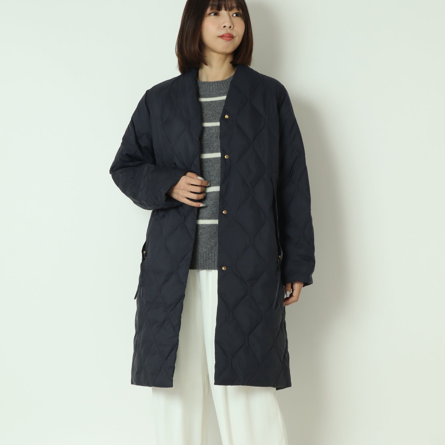 グロスナイロンカルマネックダウンコート DR252-004