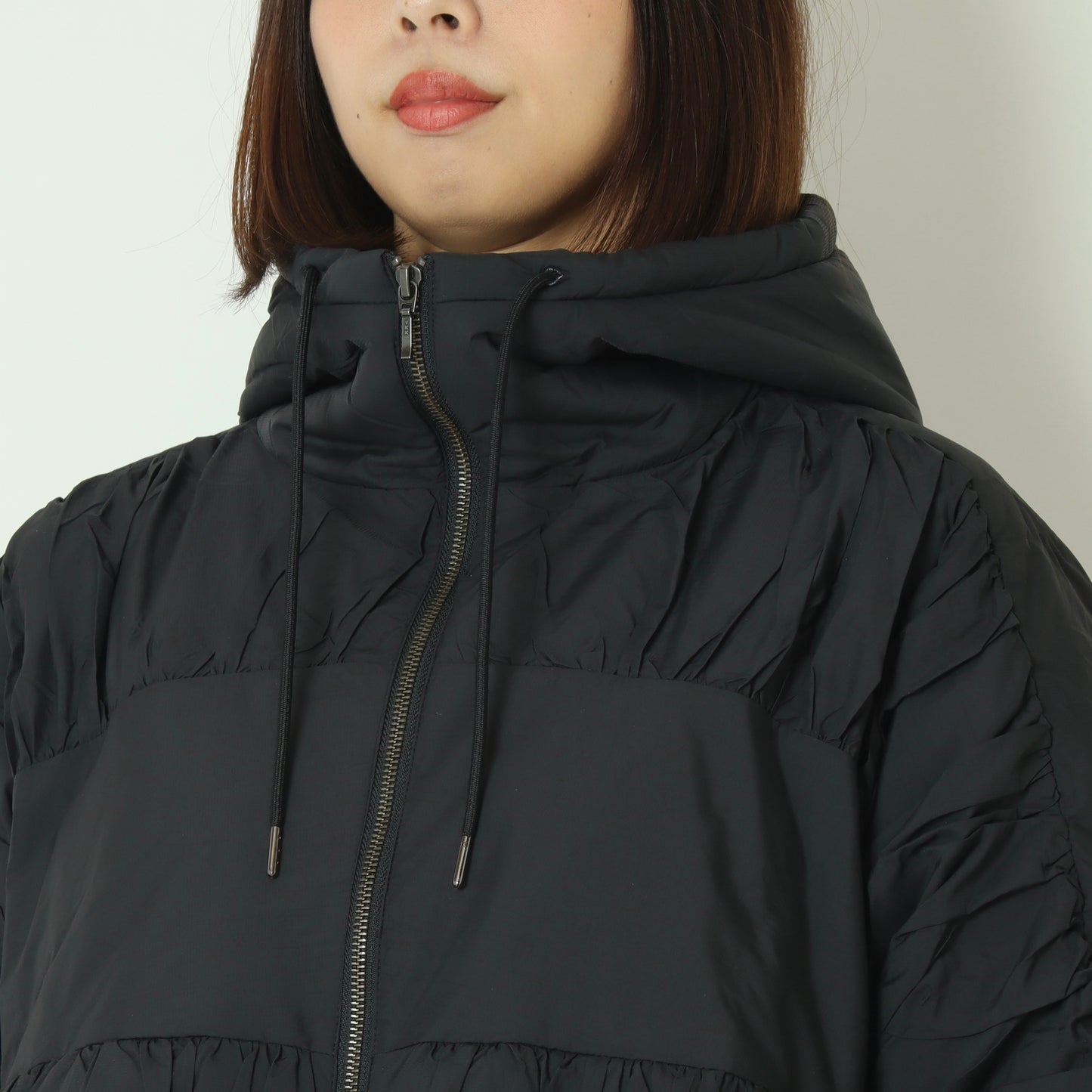 ティアードギャザーピュアダウンジャケット DR252-002