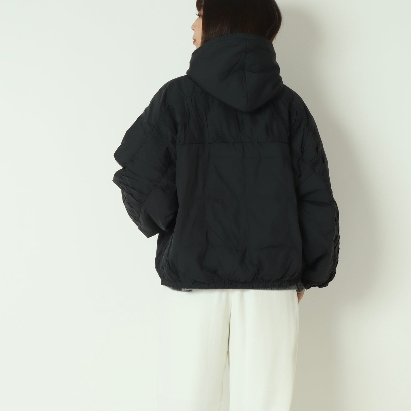 ティアードギャザーピュアダウンジャケット DR252-002