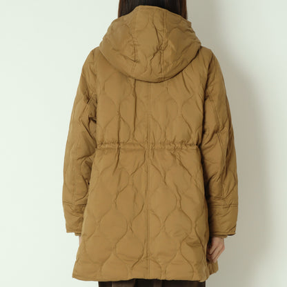 グロスナイロンフードダウンコート DR252-005