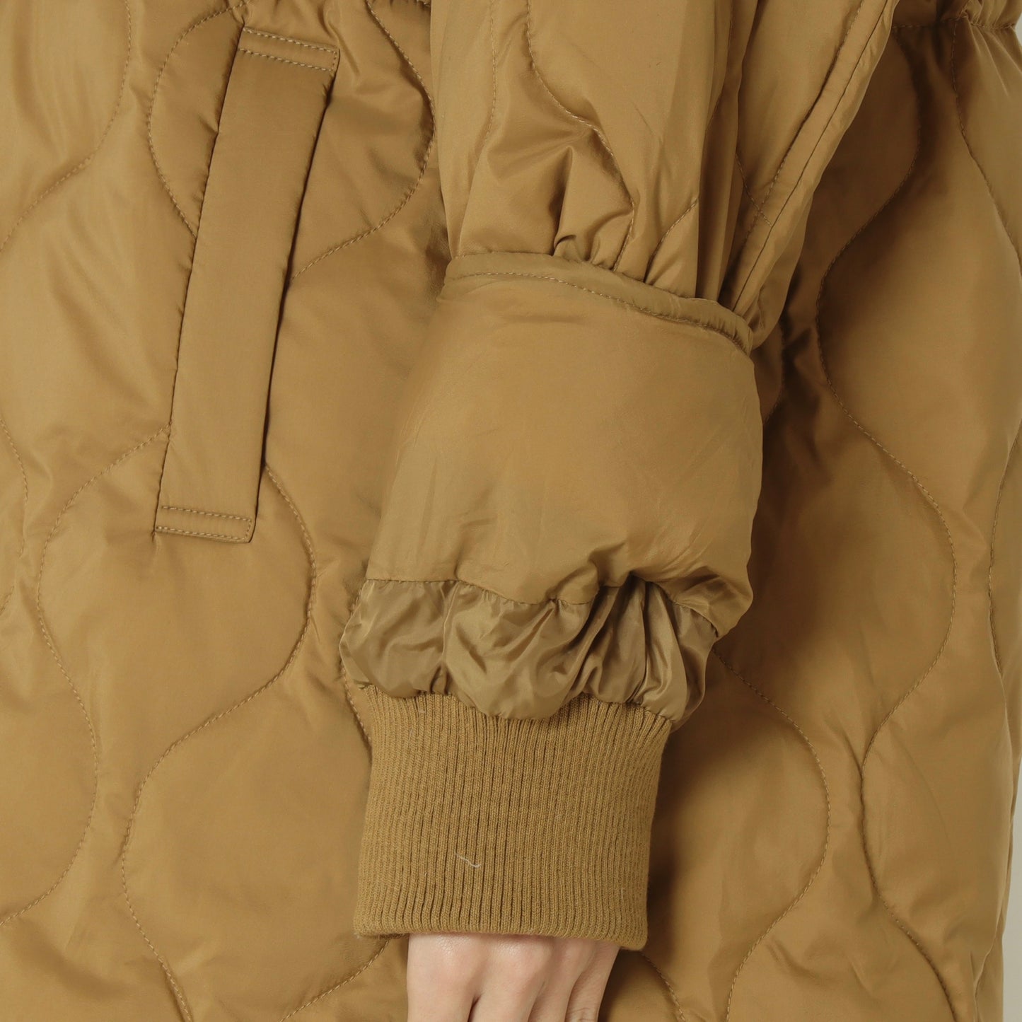 グロスナイロンフードダウンコート DR252-005