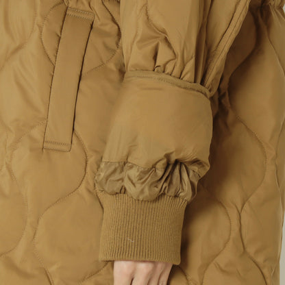 グロスナイロンフードダウンコート DR252-005