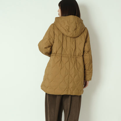 グロスナイロンフードダウンコート DR252-005