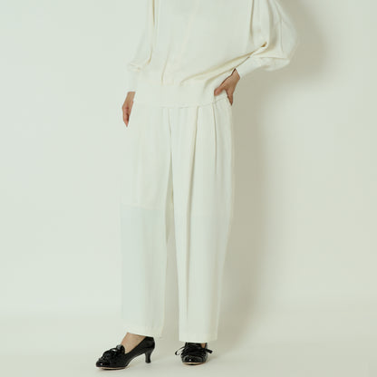 アセテートドロストストレートパンツ  J4642A-24