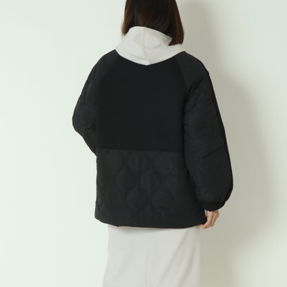 モスダンボール中綿切替ノーカラージャケット DR252-010