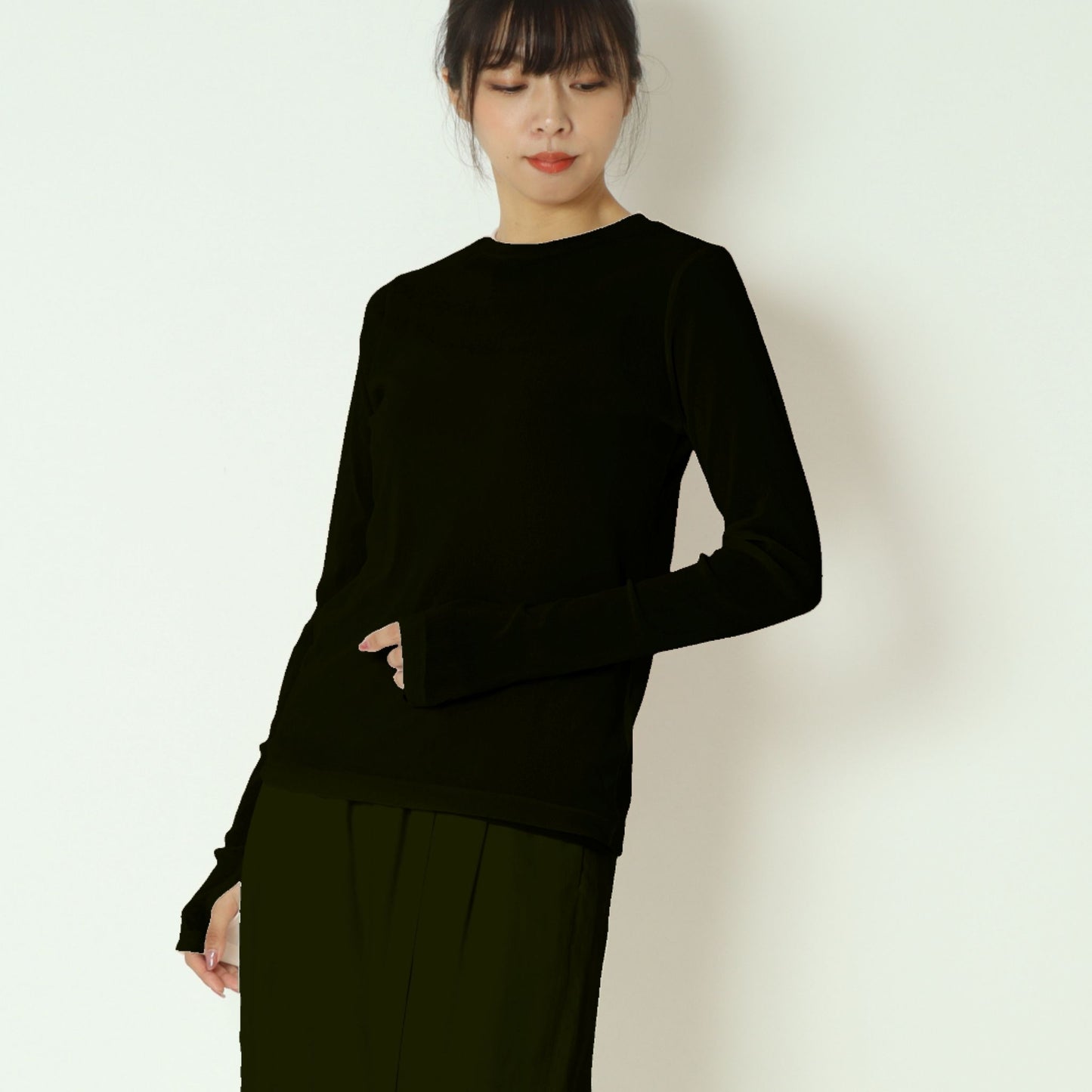 フロッキーベロアシアーカットソー J4663A-24