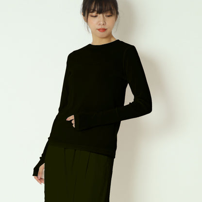 フロッキーベロアシアーカットソー J4663A-24