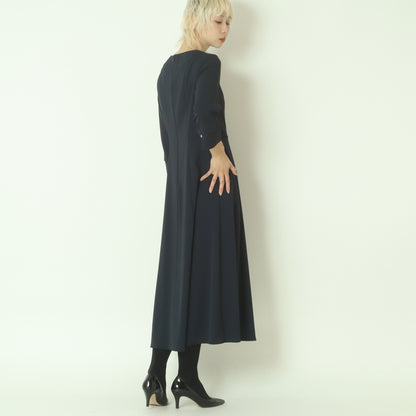 7分袖スリットワンピース  U2226H-25