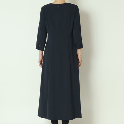 7分袖スリットワンピース  U2226H-25