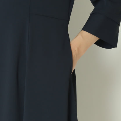 7分袖スリットワンピース  U2226H-25