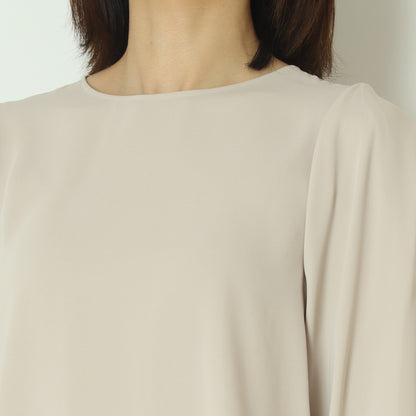 袖シアー切替ブラウス U2272H-25