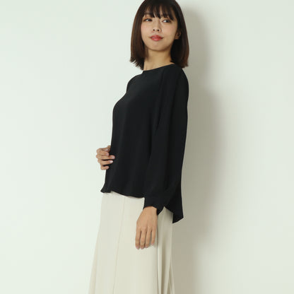 袖シアー切替ブラウス U2272H-25