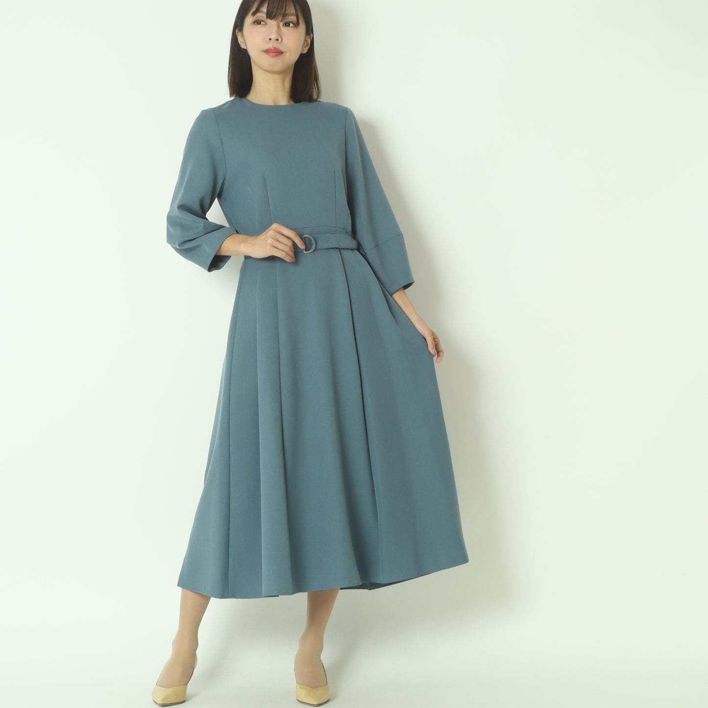 ランタンスリーブワンピース U2264H-25