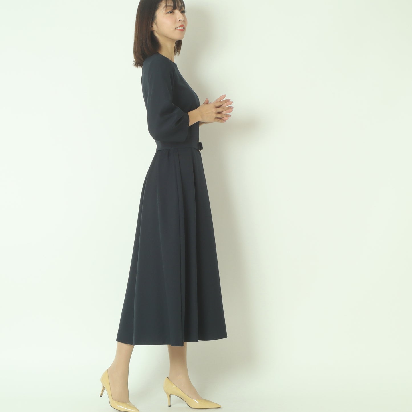 ランタンスリーブワンピース U2264H-25