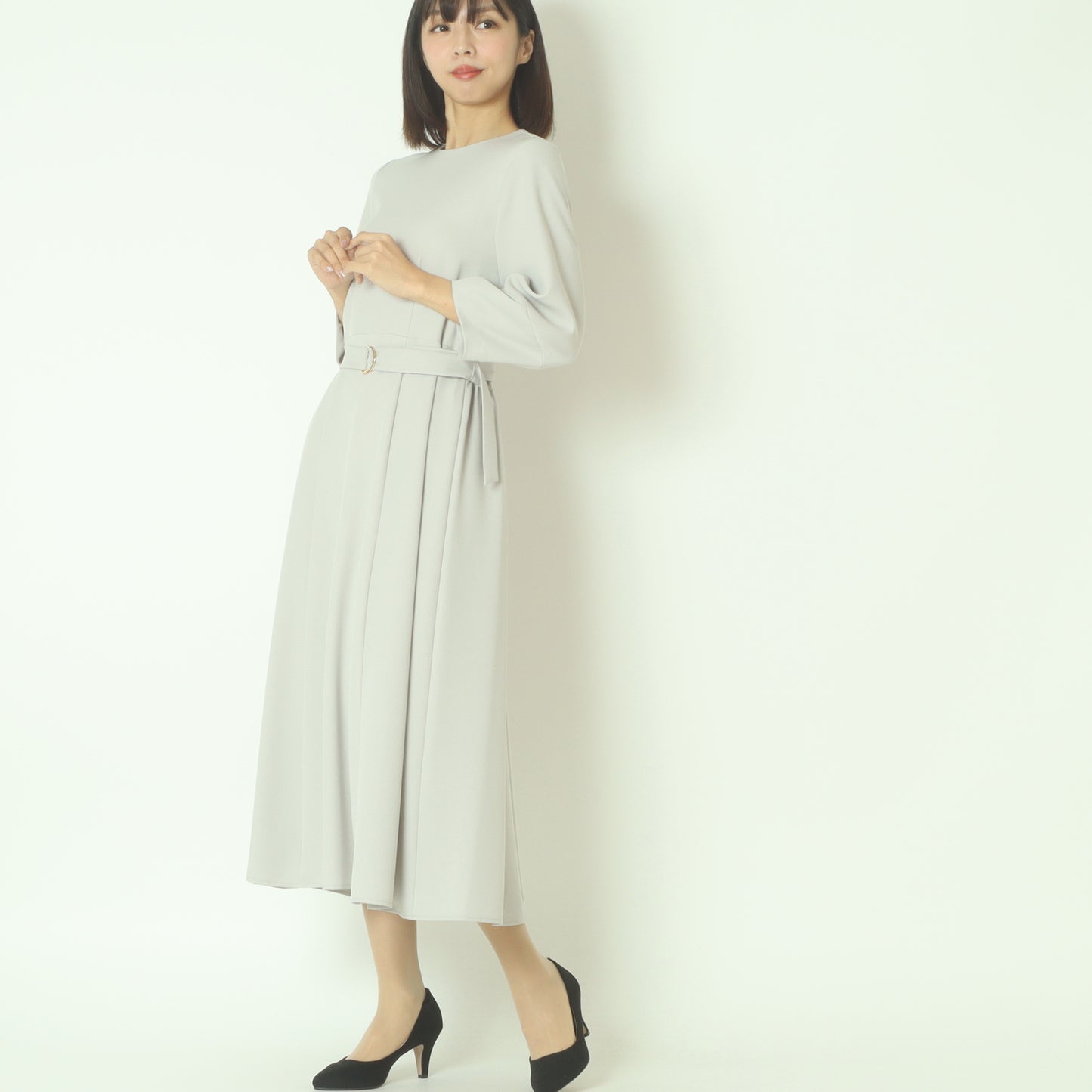 ランタンスリーブワンピース U2264H-25