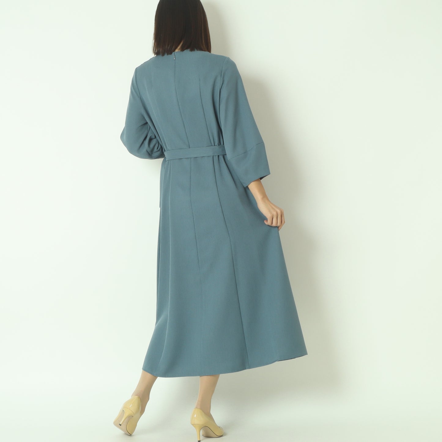 ランタンスリーブワンピース U2264H-25