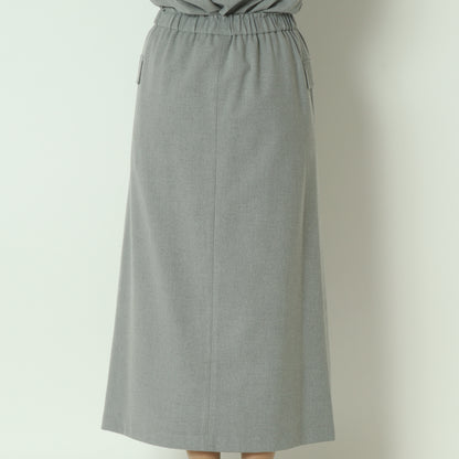 両面微起毛フラップ付タイトスカート  U2287H-25