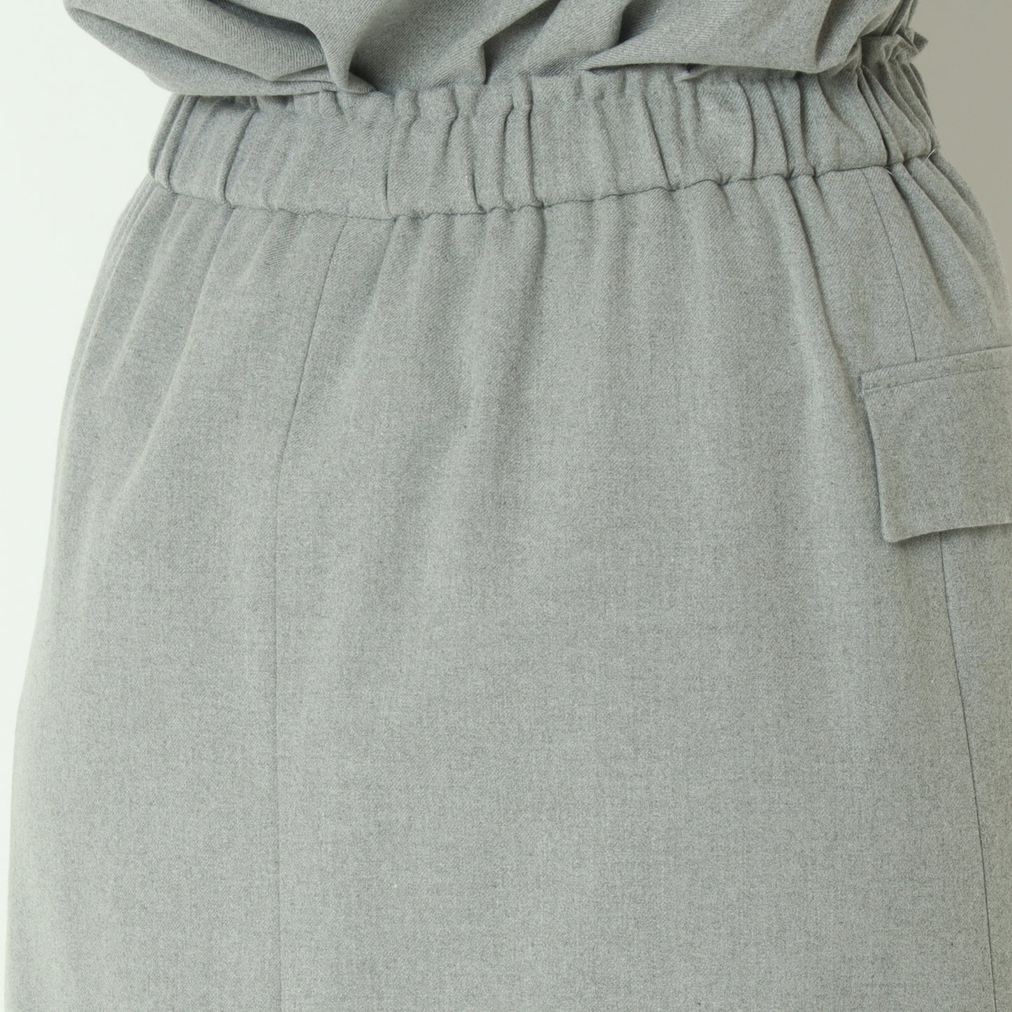 両面微起毛フラップ付タイトスカート  U2287H-25