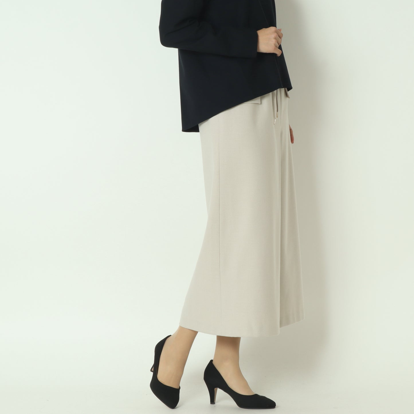 両面微起毛フラップ付タイトスカート  U2287H-25