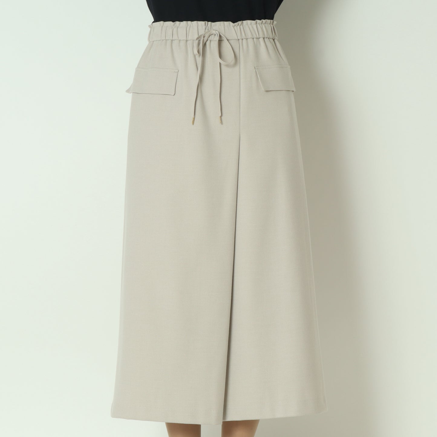 両面微起毛フラップ付タイトスカート  U2287H-25