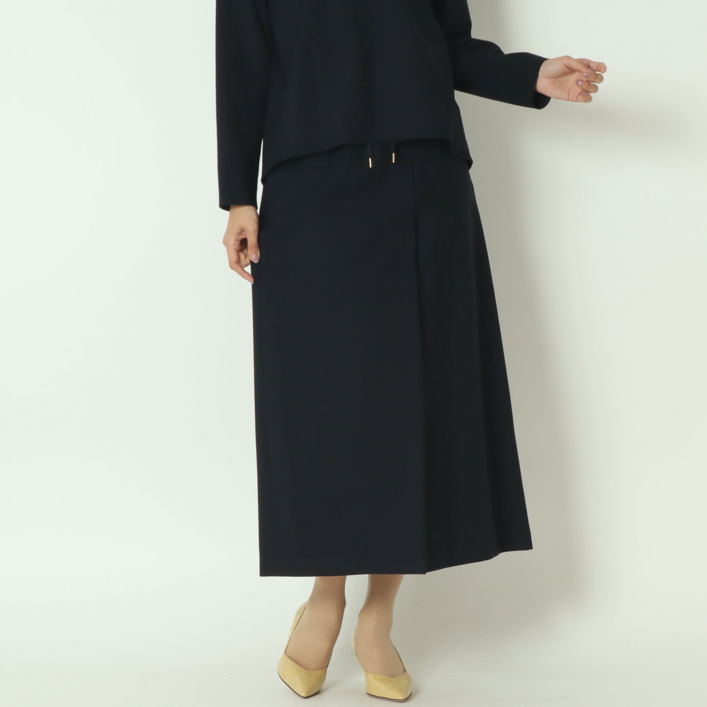 両面微起毛フラップ付タイトスカート  U2287H-25