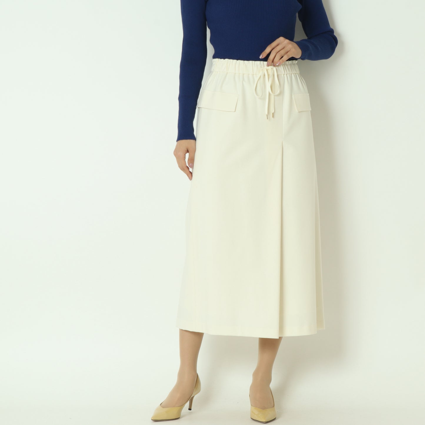 両面微起毛フラップ付タイトスカート  U2287H-25