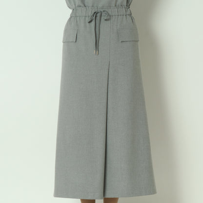 両面微起毛フラップ付タイトスカート  U2287H-25