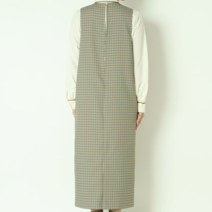 チェックジャンパースカート  U2284H-25