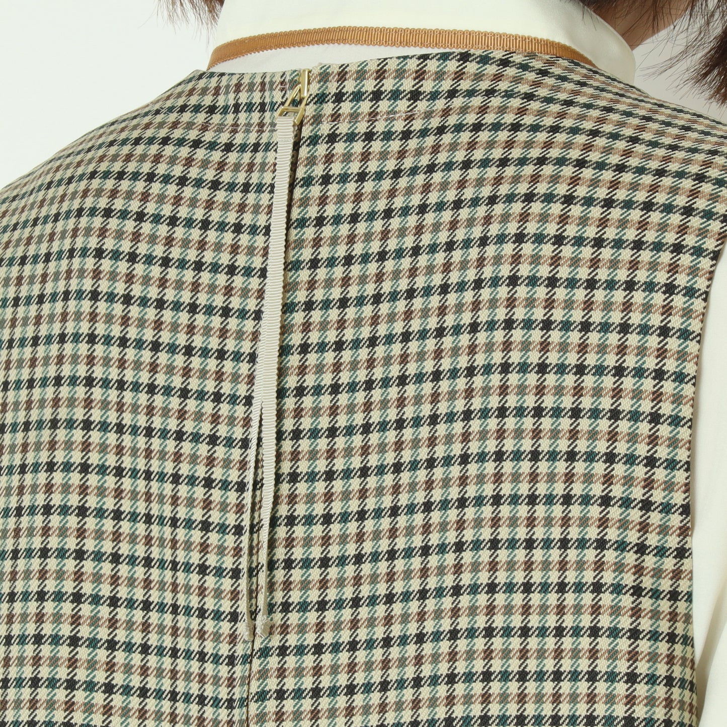 チェックジャンパースカート  U2284H-25