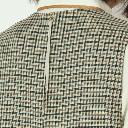 チェックジャンパースカート  U2284H-25