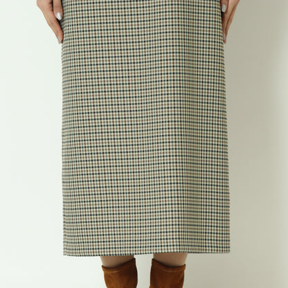 チェックジャンパースカート  U2284H-25