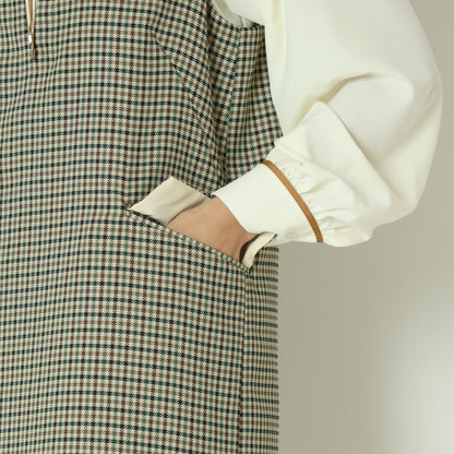 チェックジャンパースカート  U2284H-25