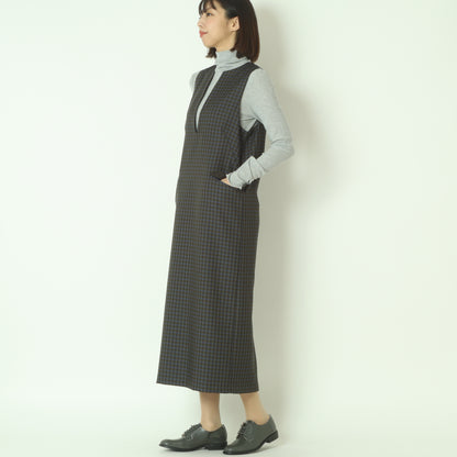 チェックジャンパースカート  U2284H-25