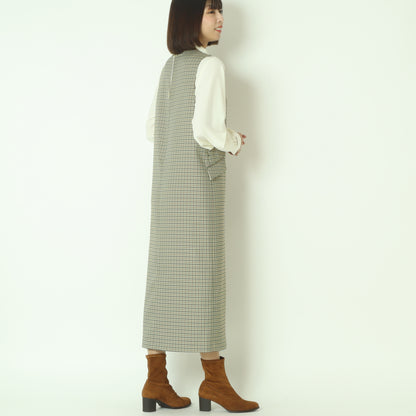 チェックジャンパースカート  U2284H-25