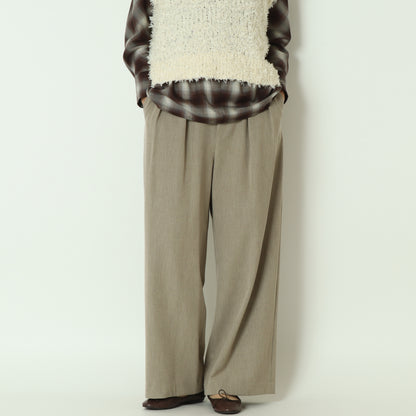 ソフト裏起毛インタックワイドパンツ 4822A-25