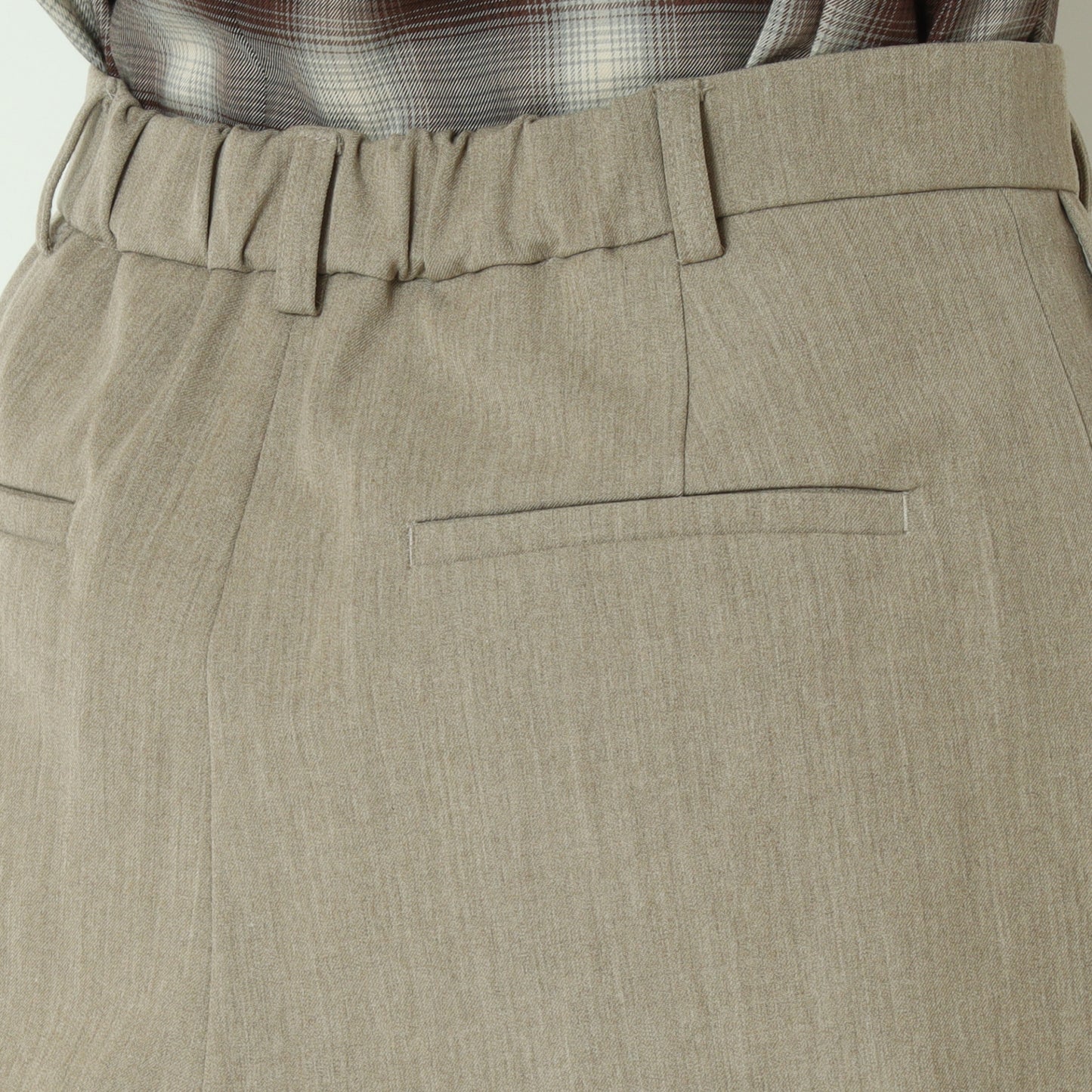 ソフト裏起毛インタックワイドパンツ 4822A-25