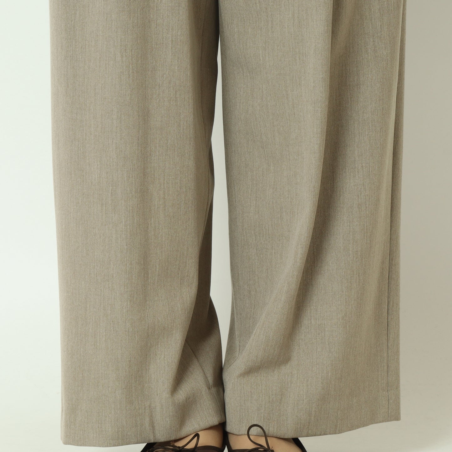 ソフト裏起毛インタックワイドパンツ 4822A-25