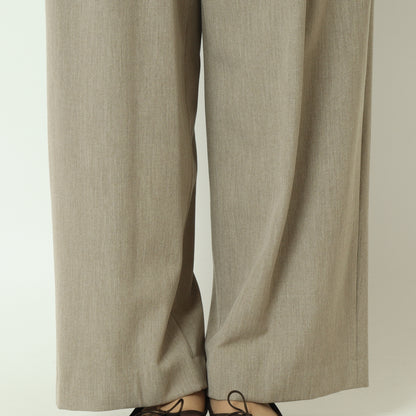 ソフト裏起毛インタックワイドパンツ 4822A-25