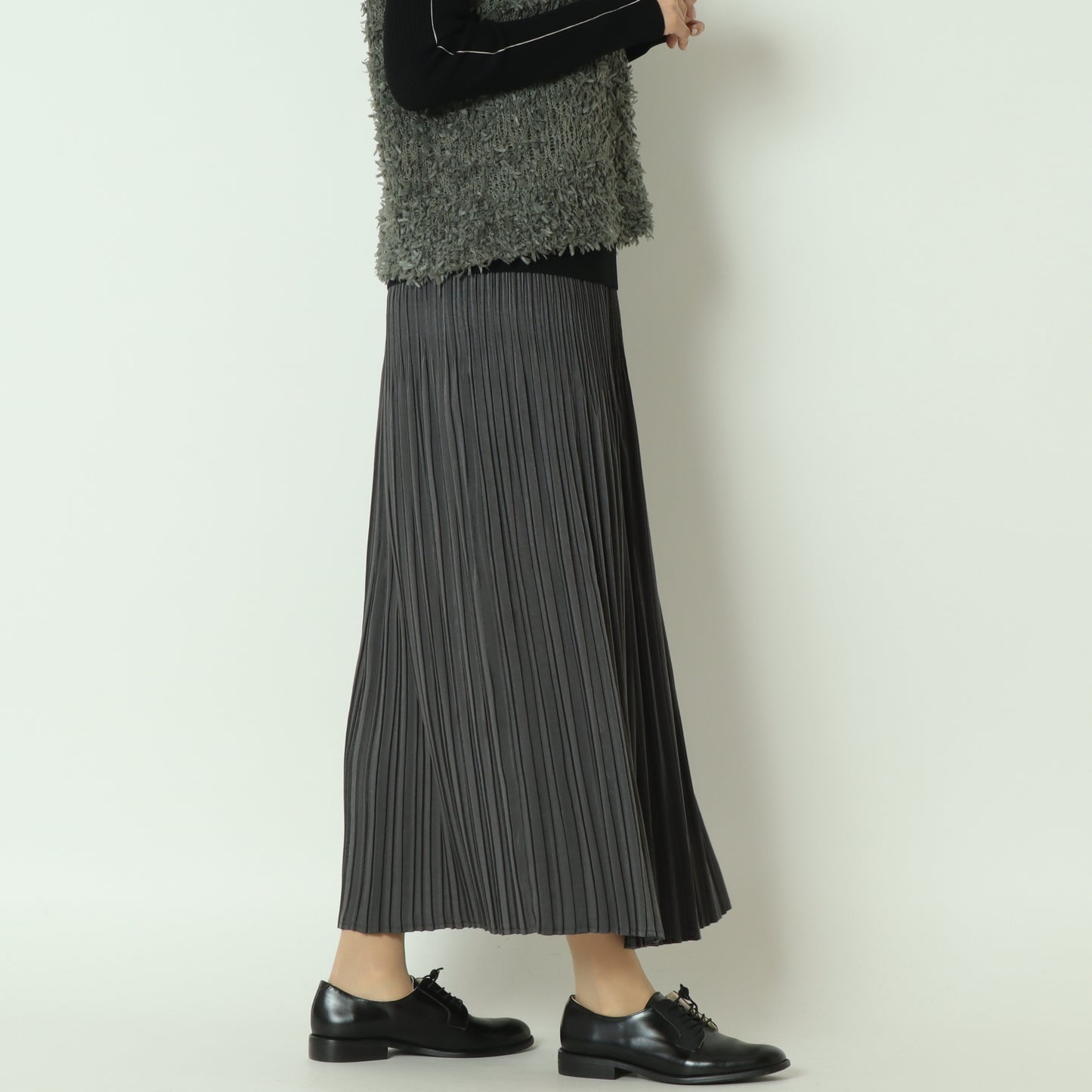 ミックスリンクルプリーツスカート U2278H-25