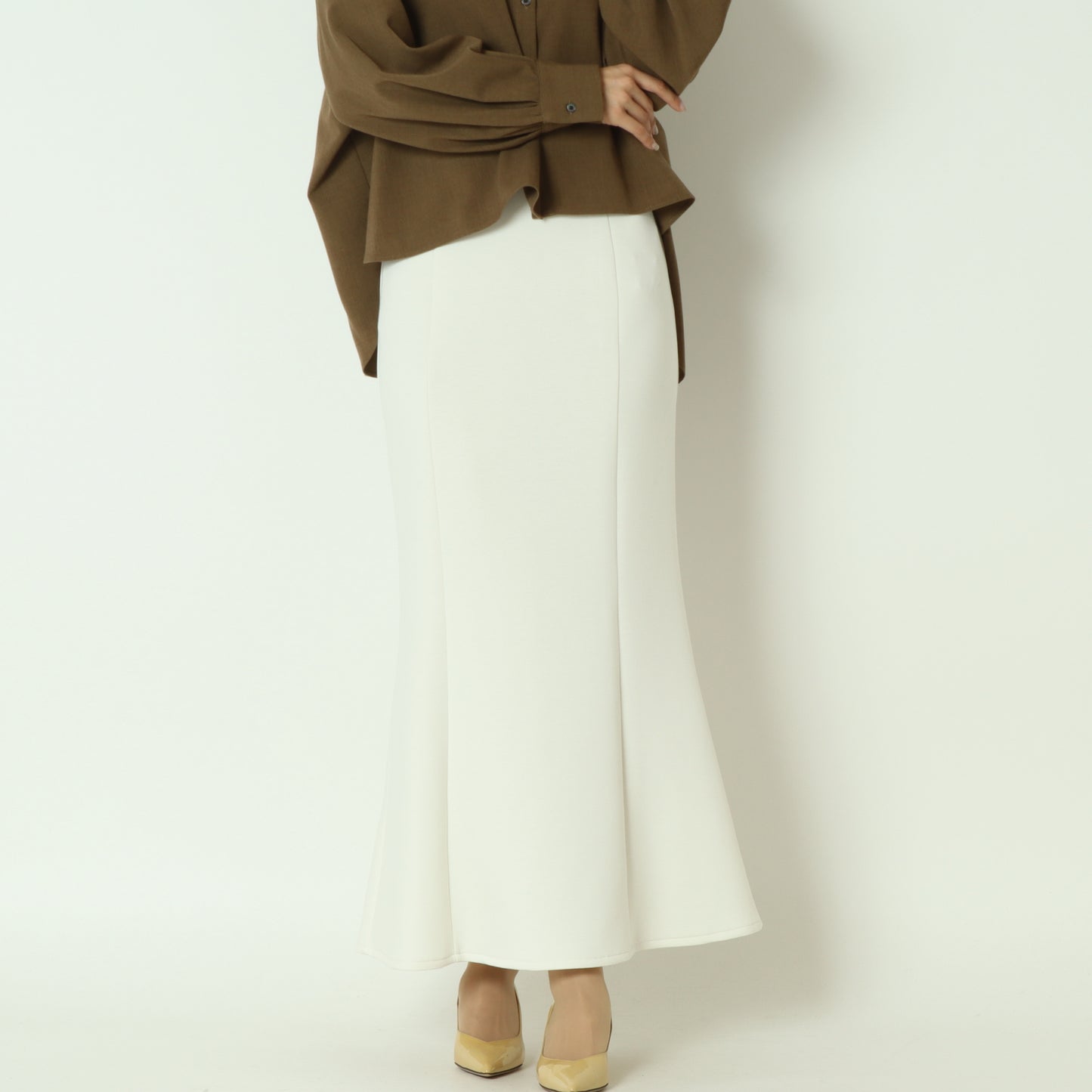 ソフトダンボールニットマーメイドスカート J4688A-24