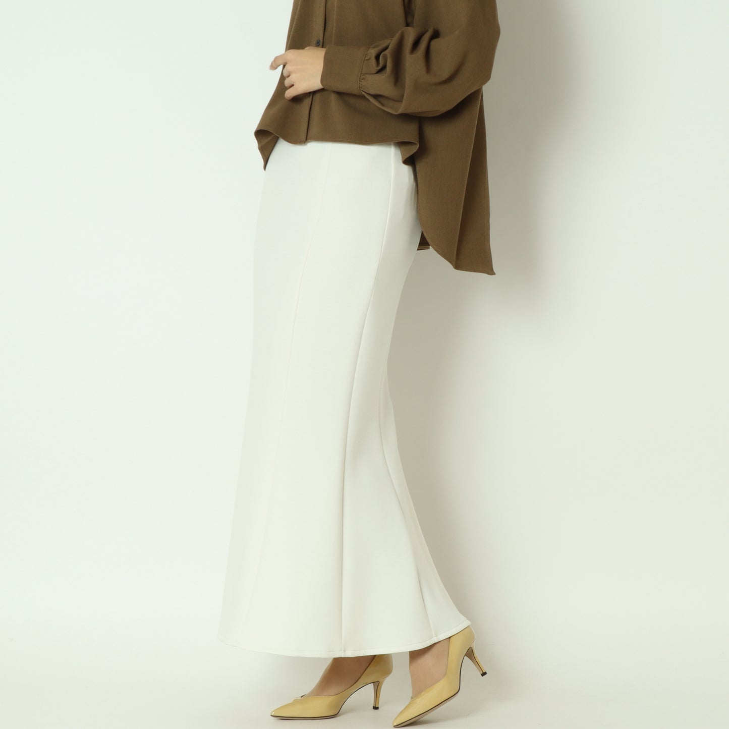 ソフトダンボールニットマーメイドスカート J4688A-24