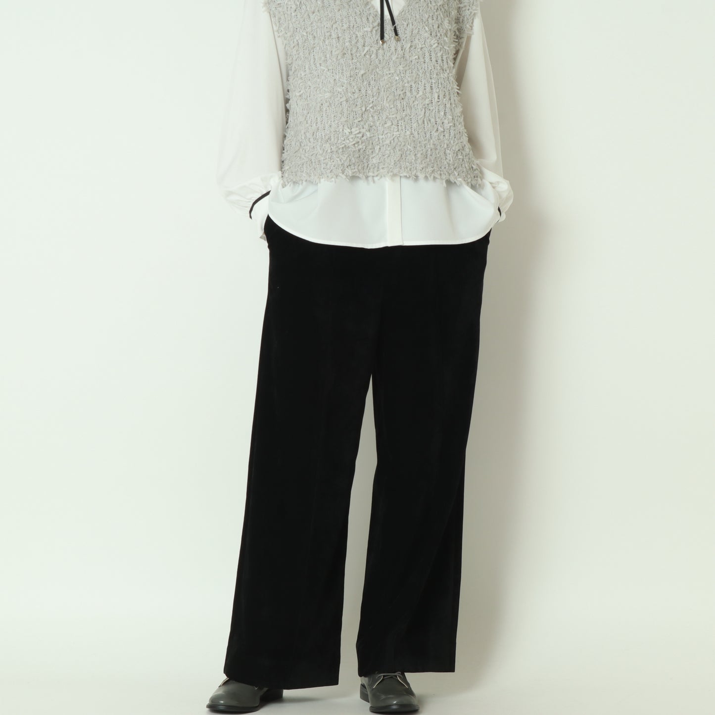 ベロアピンタックパンツ R1671A-25