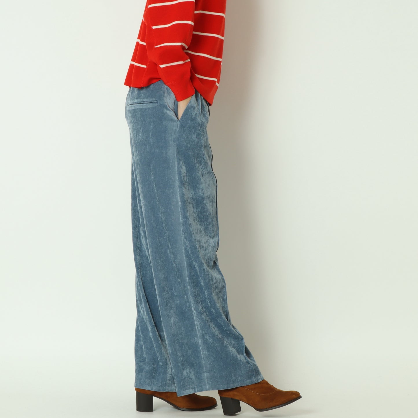 ベロアピンタックパンツ R1671A-25