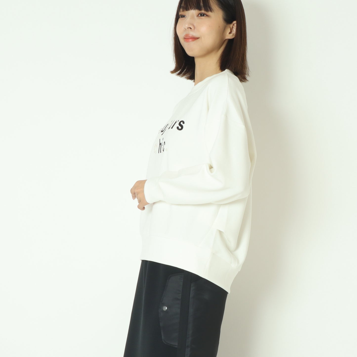 サイドタックパールロゴプルオーバー  7551003