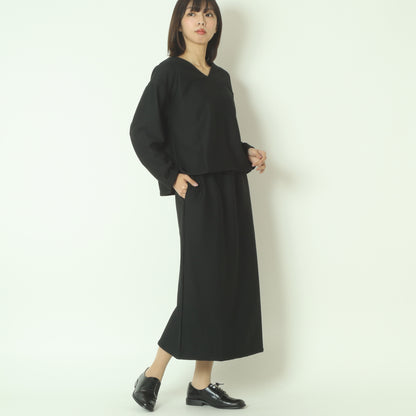 マイクロベロアIラインスカート  7551301