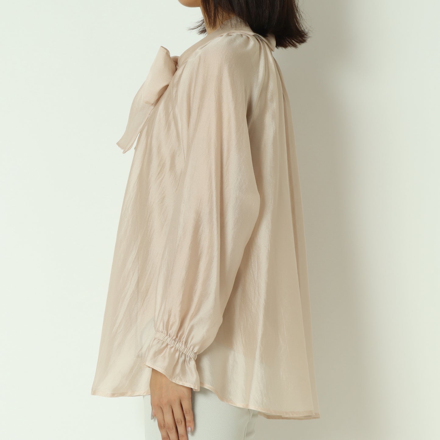 シアーボウタイブラウス  531409